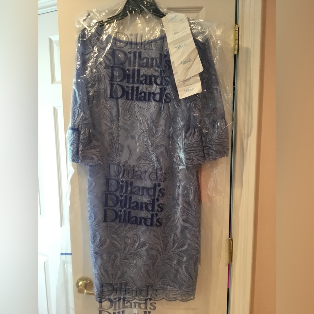 NWT Adrianna Papell Dress Periwinkle Blue